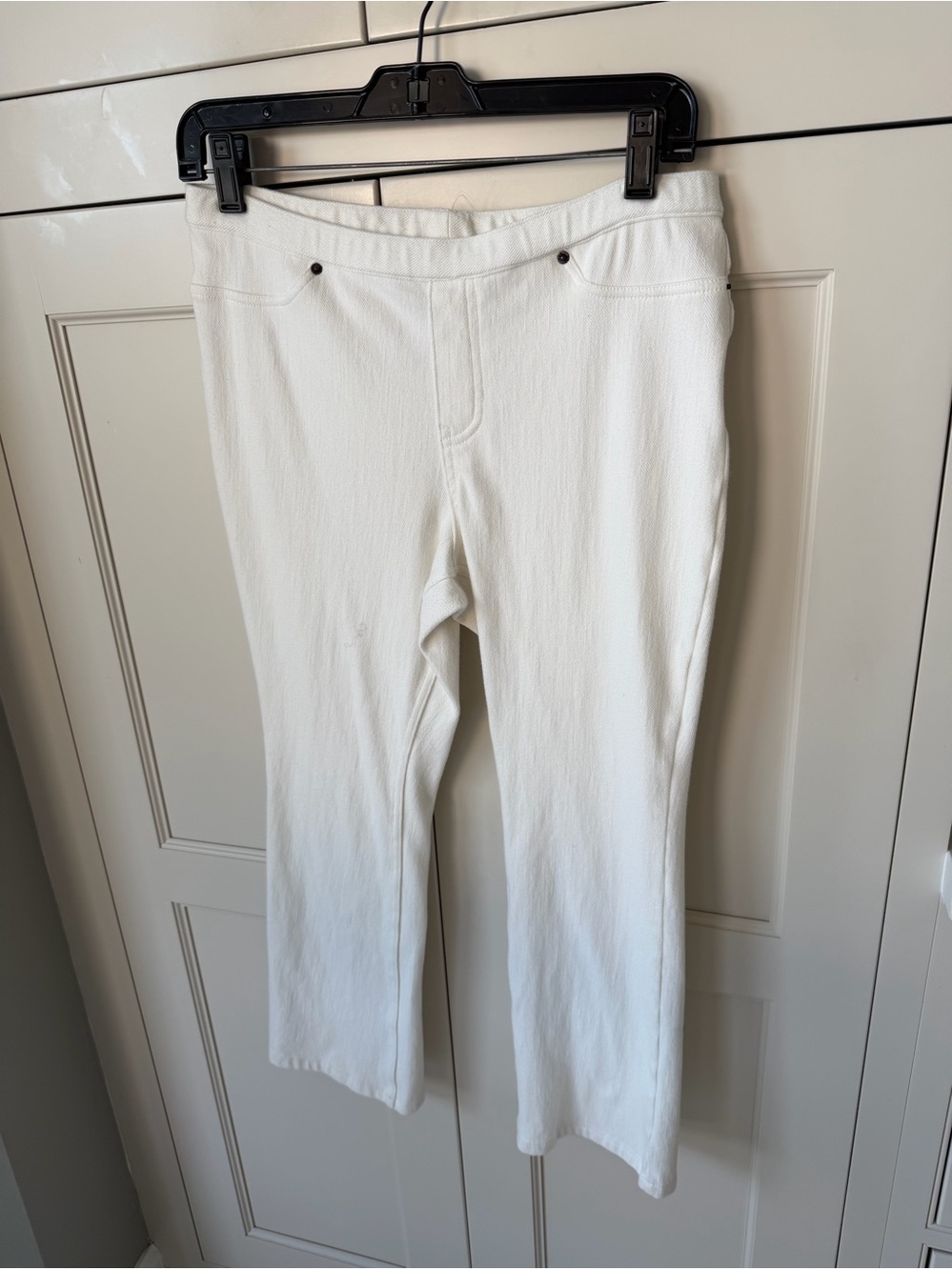 White Pull-On Knit Pants leggings by Hue
